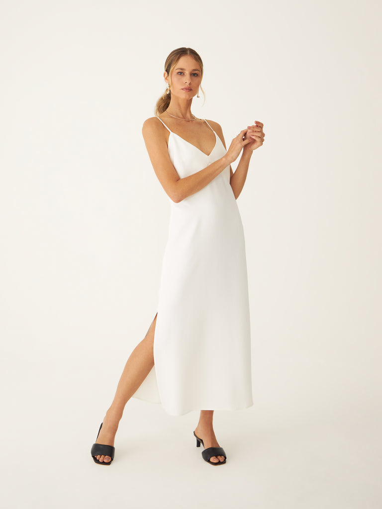 Vestido Slip Soleil Off White